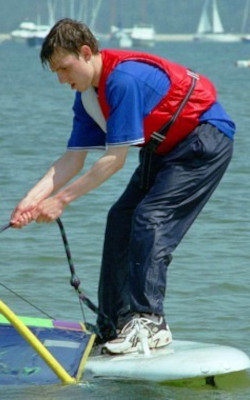 Windurfing is wet fun!